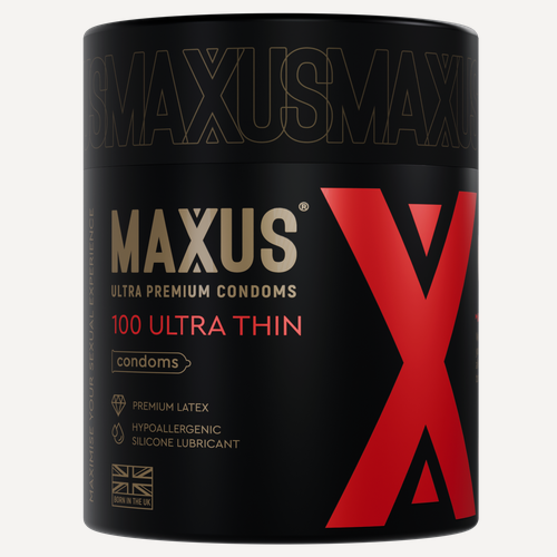 Изображение товара Презервативы MAXUS Ultra Thin с кейсом, ультратонкие X-Edition, 100 шт