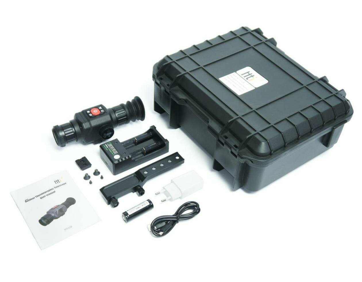 Model - HT-C8 тепловизионный монокуляр для охоты и наблюдения ИК матрица 384х288 - формирует точное тепловое изображение