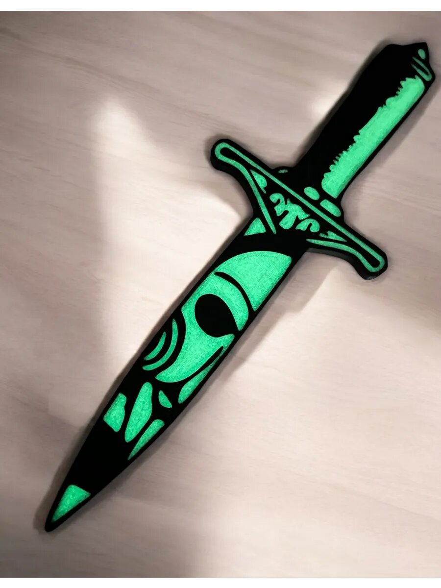 Светящийся Хоррор Нож фигурка герои Ужасов (Пила) — фото 1