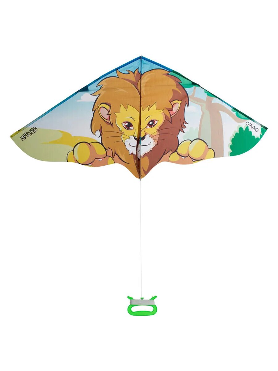 Воздушный змей ORAO "Львенок" для слабых ветров легкий монтаж для детей