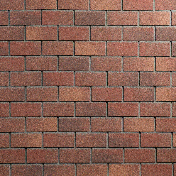 Панель фасадная гибкая Технониколь Hauberk 1000х250 мм кирпич терракотовый 2 кв. м