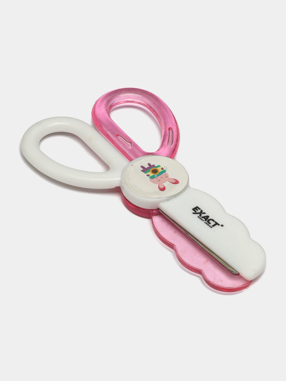 Ножницы детские Exact - Кораллово-розовый