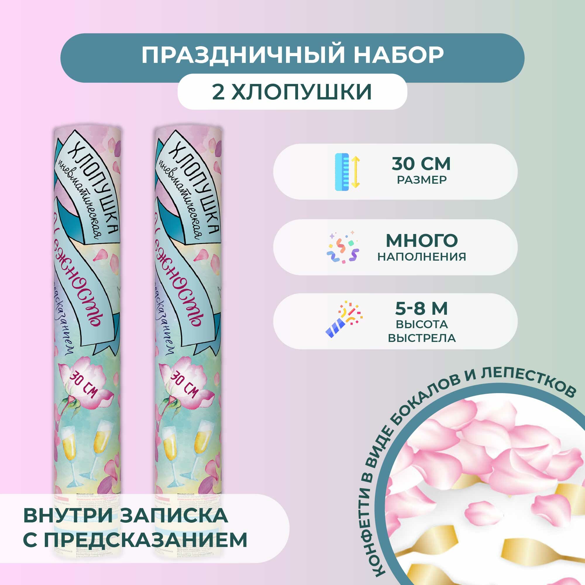 Хлопушка Partymania 2шт