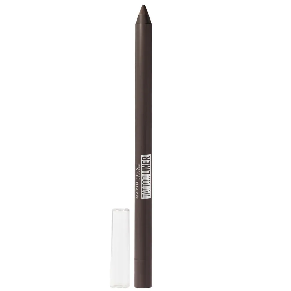 Maybelline New York Карандаш для глаз гелевый водостойкий Tattoo Liner №910 Bold brown Каштановый, 1.4 г — фото 1