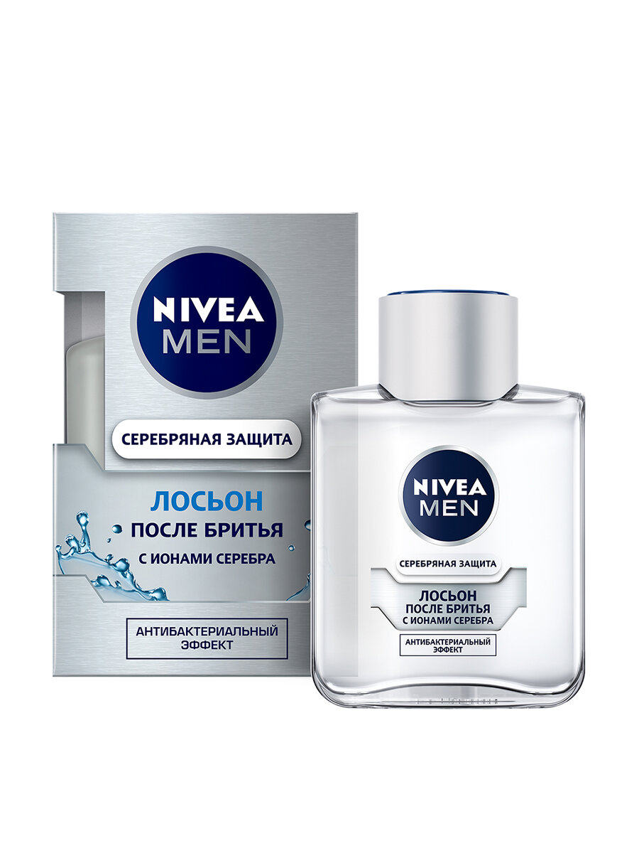 Лосьон Nivea Серебряная защита For Men, 100 мл - фото №2