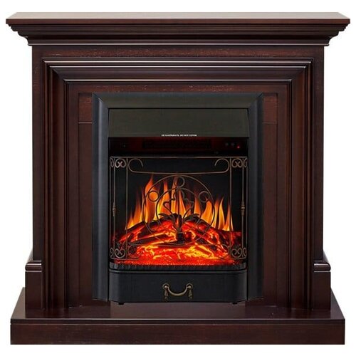 Камин Royal Flame Bradford Темный дуб с Majestic FX Black royal flame электрический камин royal flame bradford темный дуб с очагом majestic fx black