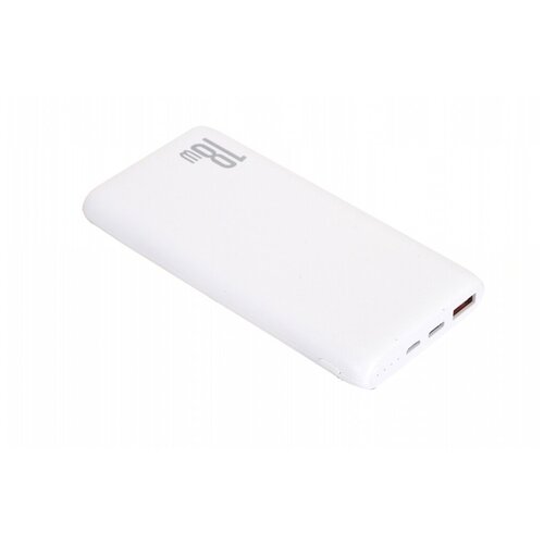 фото Внешний аккумулятор baseus power bank qick chapge 10000mah pd 3.0 + qc 3.0 white ppdml-02