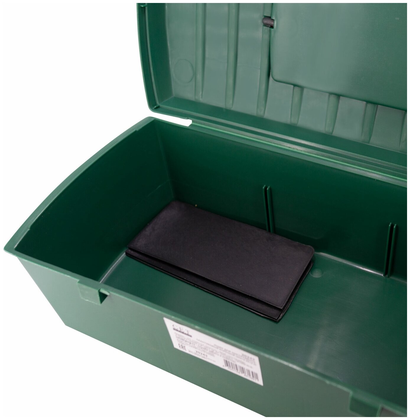Ящик для инструмента СЕТ 20243, 35x16.5x13 см, зеленый - фотография № 7