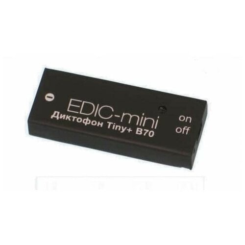 диктофон edic mini tiny b70 150 очень миниатюрный Edic-mini TINY+ B70-75HQ диктофон