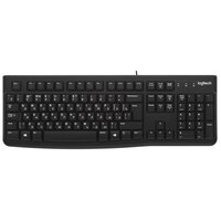 Клавиатура Logitech K120 черный, русская, 1 шт.