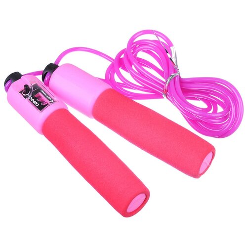 Скакалка со счетчиком пластик ПВХ 28 м х 42 мм 4 цвета SILAPRO 282₽