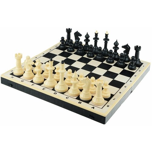 Настольная игра Шахматы Айвенгос доской (дерево+пластик 40/40 см) 03-041 шахматы айвенго пластик 30х30см высота короля 71мм