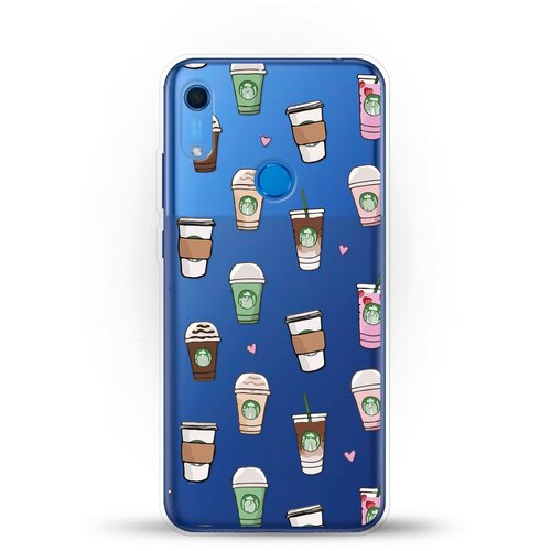 фото Силиконовый чехол кофе на huawei y6s andy & paul