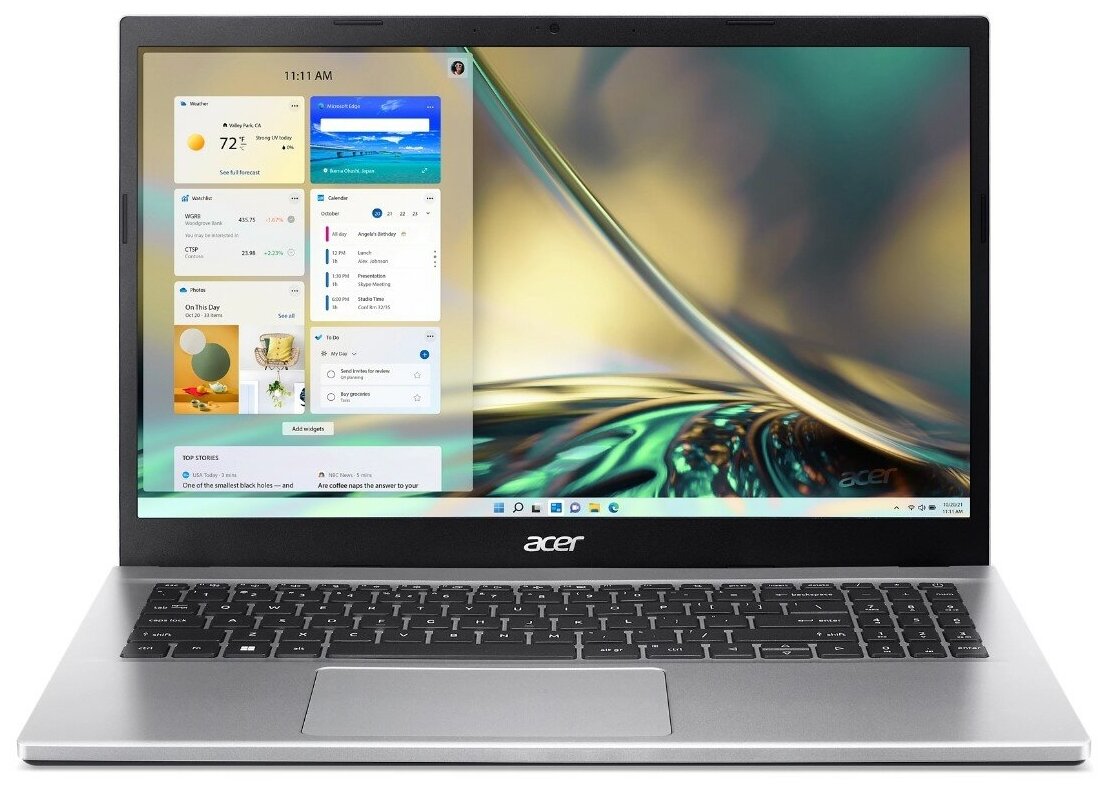 Ноутбук Aspire 3 A315-59-30Z5 15.6" Fhd, Intel Core Ci3-1215U, 8Gb, 512GB Ssd, No Odd, int, noOS, с