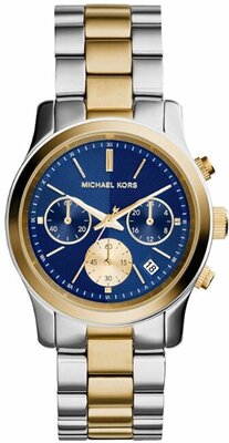 Наручные часы MICHAEL KORS Runway MK6165, серебряный, синий