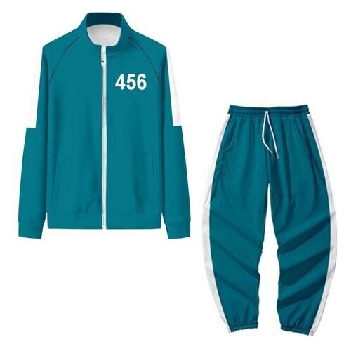 фото Костюм , олимпийка и брюки, размер xl (48-50, бирюзовый kigyrymi (кигуруми)