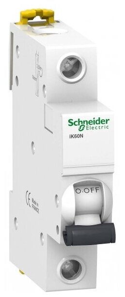 Выключатель автоматический однополюсный iK60 32А C 6кА | код. A9K24132 | Schneider Electric ( 1шт. )