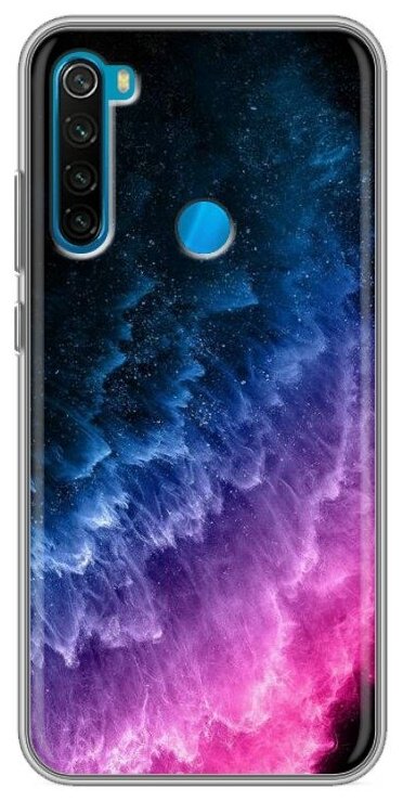 Дизайнерский силиконовый чехол для Редми Нот 8 / Xiaomi RedMi Note 8 Космос