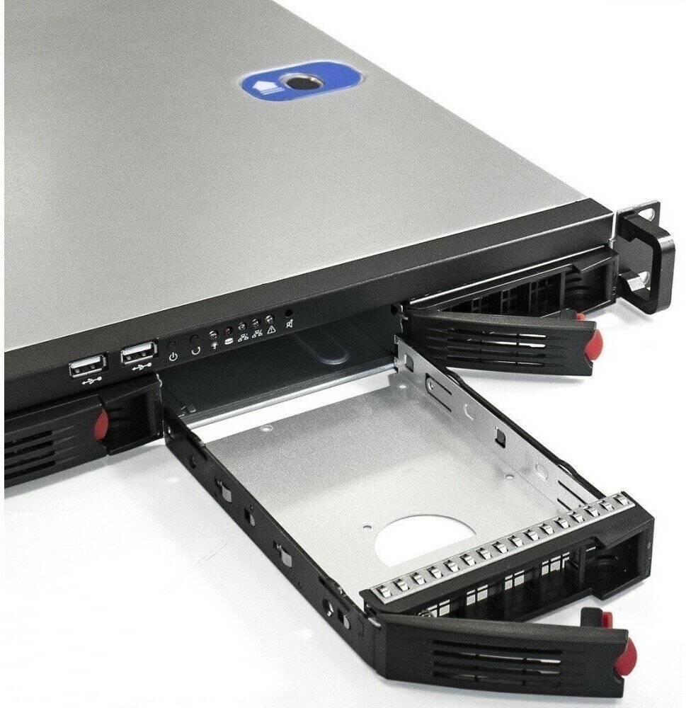 Корпус серверный 1U Exegate 19", высота 1U, глубина 660, БП 700W, 4xHotSwap, USB - фото №8
