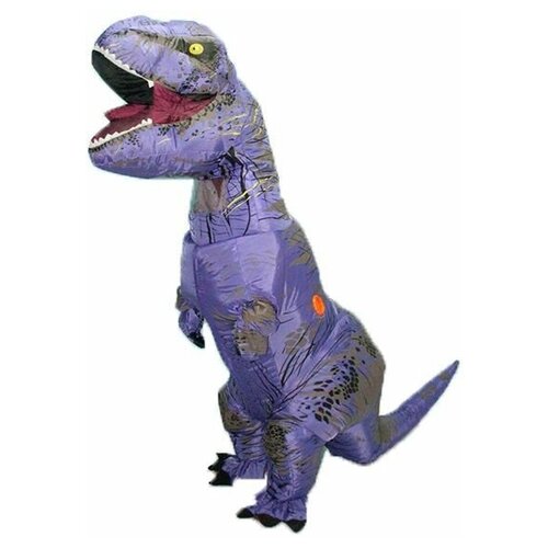 фото Надувной костюм динозавра t-rex фиолетовый (1000 г) s lilkrok