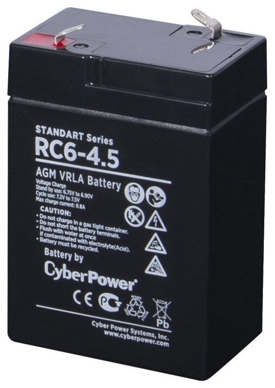 Аккумулятор CyberPower RC 6-4.5