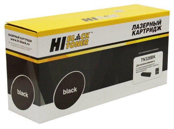 Тонер-картридж Hi-Black (HB-TN-326BK) для Brother HL-L8250CDN/8350CDW/8350CDWT, Bk, 4K