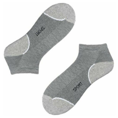 Носки Chobot, 2 пары, размер 34, серый носки женские с принтом короткие 2 пары
