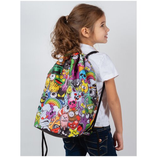 Мешок для обуви объемный GolD Монстры новые