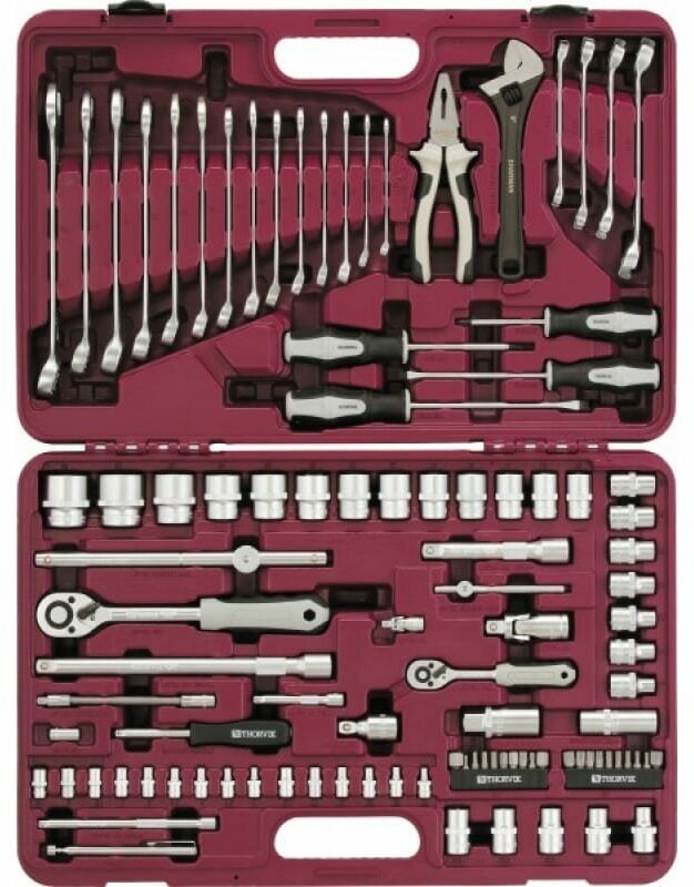UTS0101 Набор инструмента универсальный 1/4', 1/2'DR, 101 предмет Thorvik