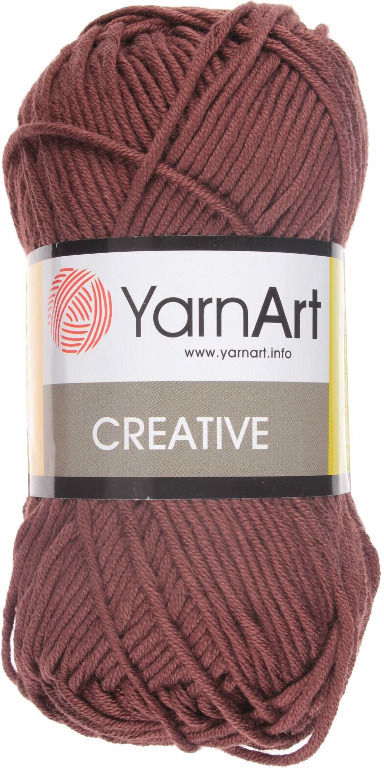 Пряжа YarnArt Creative шоколад (232), 100%хлопок, 85м, 50г, 5шт