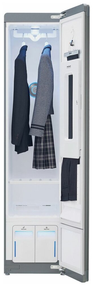 Паровой шкаф LG Styler S3MFC зеркальный - фотография № 9