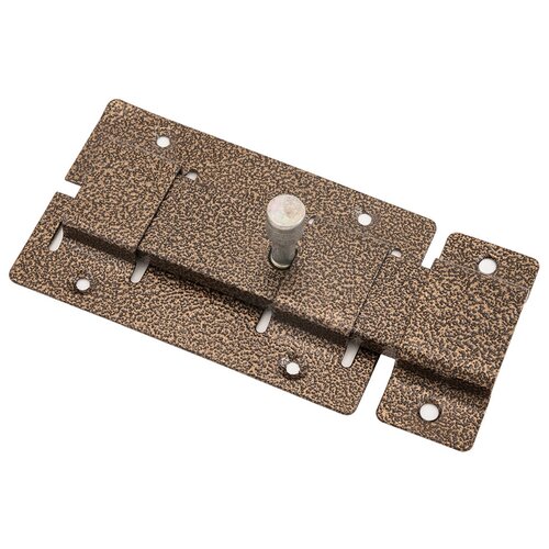 Засов дверной ЗД-02 плоский (бронза антик) 