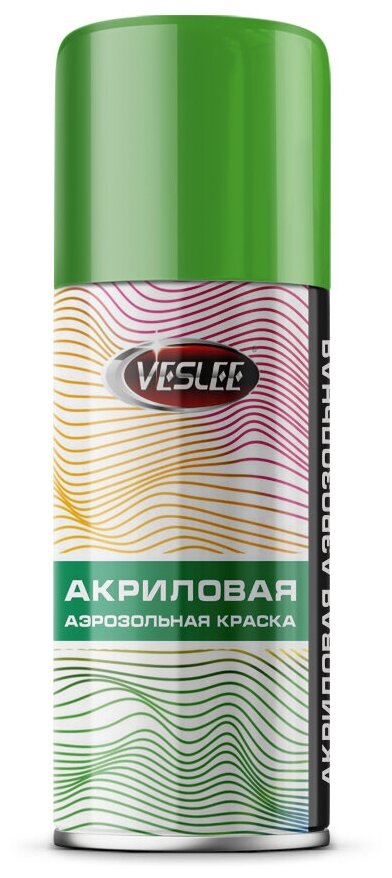 Veslee Аэрозольная краска Veslee акриловая, зелёная, RAL 6032, 100 мл