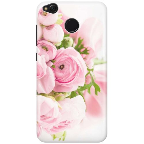 фото Gosso ультратонкий силиконовый чехол-накладка для xiaomi redmi 4x с принтом "розовые розы"