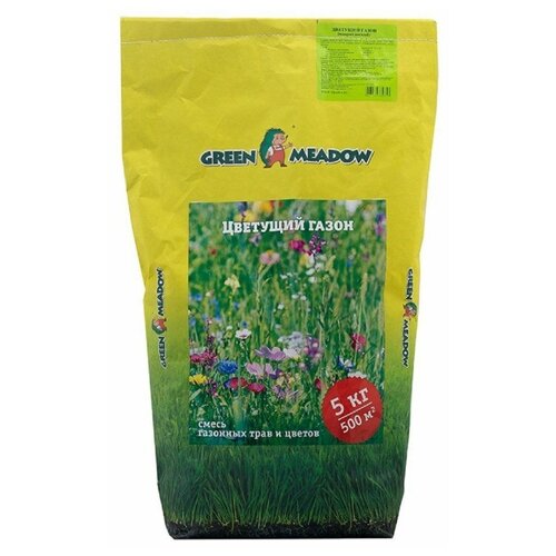 Цветущий мавританский газон Green Meadow (5 кг) смесь семян green meadow цветущий мавританский газон 1 кг 1 кг