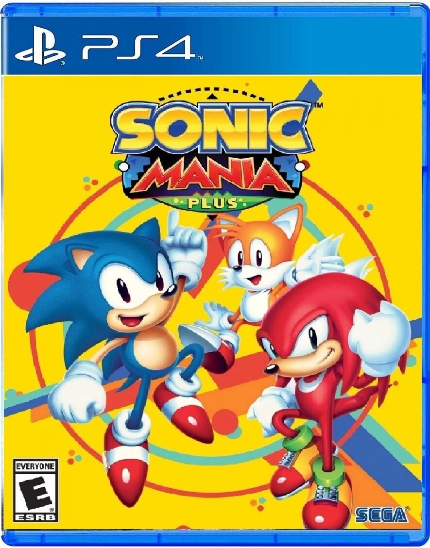 Sonic Mania Plus (PS4, Английская версия) (Стандартная версия, без артбука)