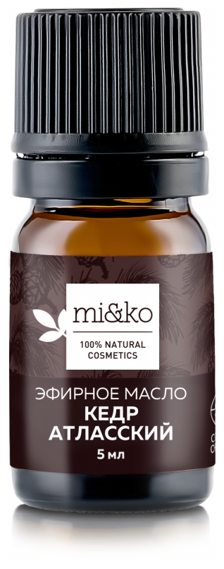 Эфирное масло Кедра атласского, 5 мл cosmos organic, MiKo