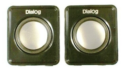 Колонки Dialog Colibri AC-02UP black питание от usb, 6 Вт - чёрные