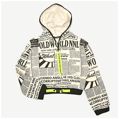 фото Худи укороченное - светло-фиолетовый - 6 лет blueland