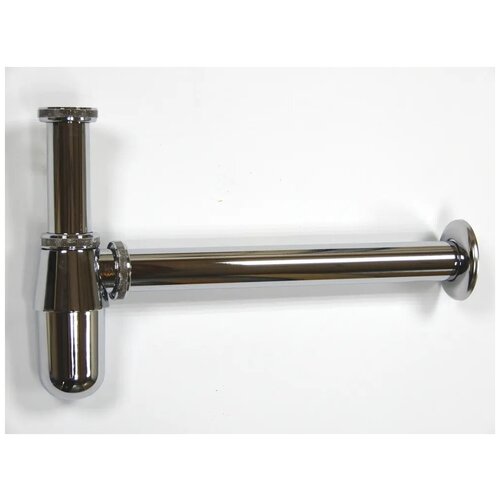 Сифон для раковины AICITY К0025 хром без выпуска и донного клапана