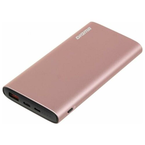 Внешний аккумулятор Power Bank Digma DGPF10F 10000мAч розовый dgpf10f20apn 217800₽