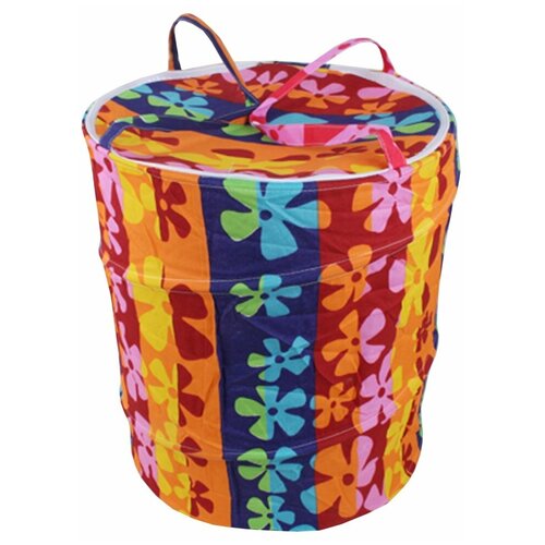 фото Корзина для игрушек цветы 41*49 см shantoy gepay 10058-3 наша игрушка
