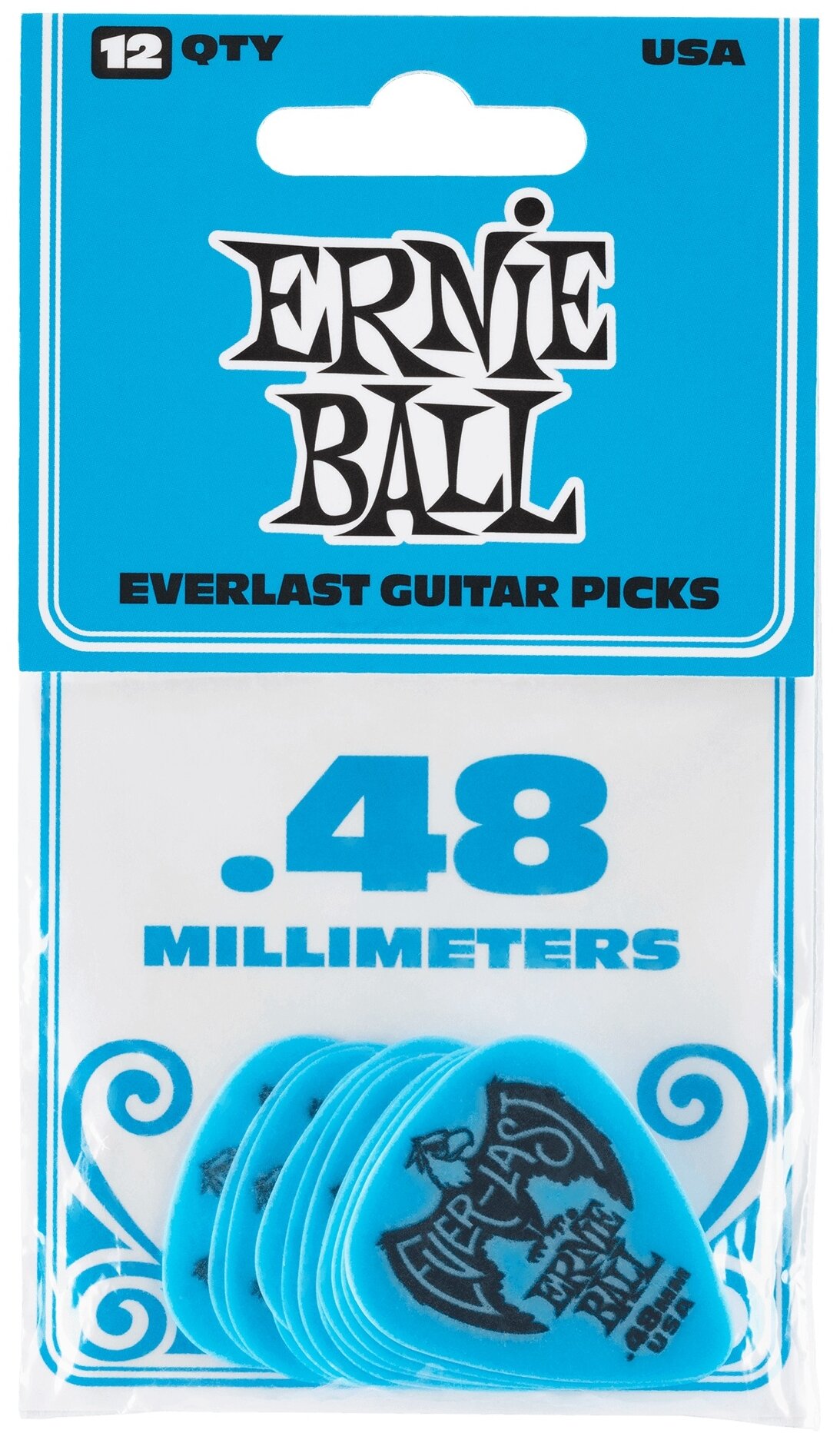 Медиатор Ernie Ball Everlast 048 мм 9181
