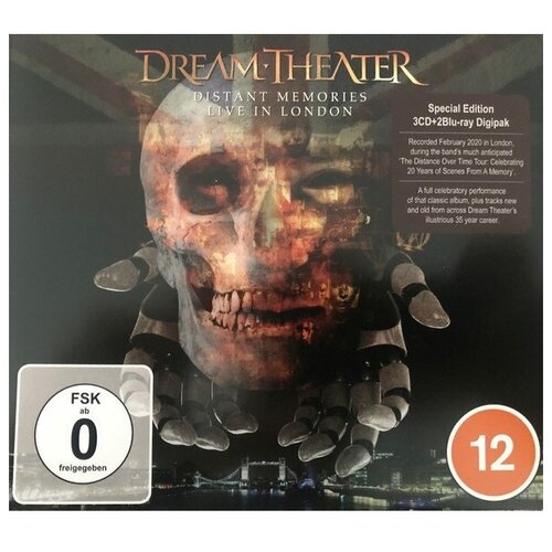 DREAM THEATER DISTANT MEMORIES – LIVE IN LONDON Special Edition 3CD+2BluRay Digipack Slipcase CD