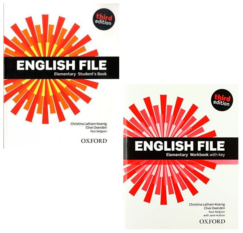 Комплект English File (3rd). Elementary. Учебник+ Тетрадь with key + DVD+CD