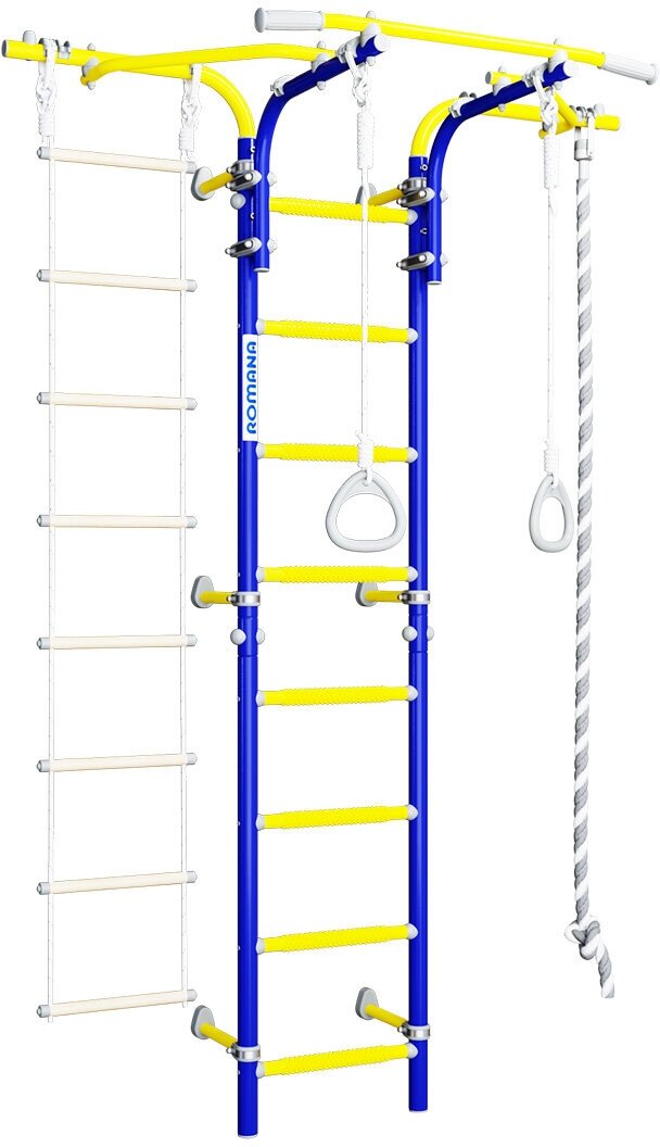 Шведская стенка ROMANA S6 Karusel синяя слива