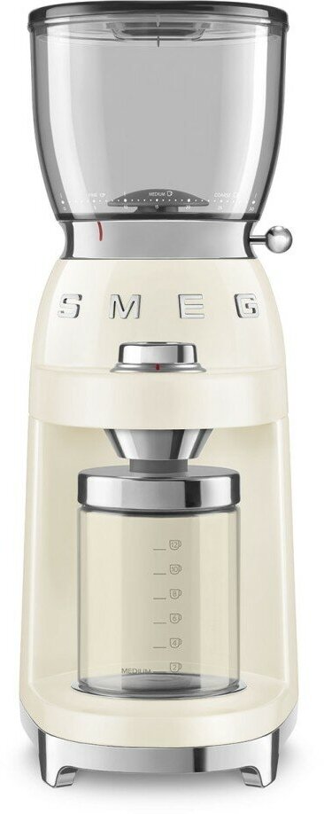 Кофемолка SMEG CGF11CREU, кремовая