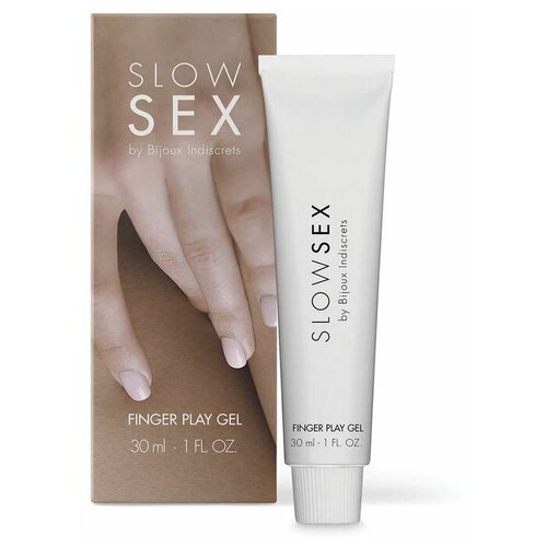 Гель для мастурбации с ароматом кокоса Slow Sex Finger Play Gel - 30 мл.