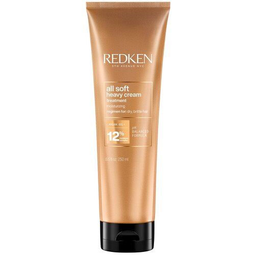 Redken All Soft Маска для сухих и ломких волос, 280 г, 250 мл, туба