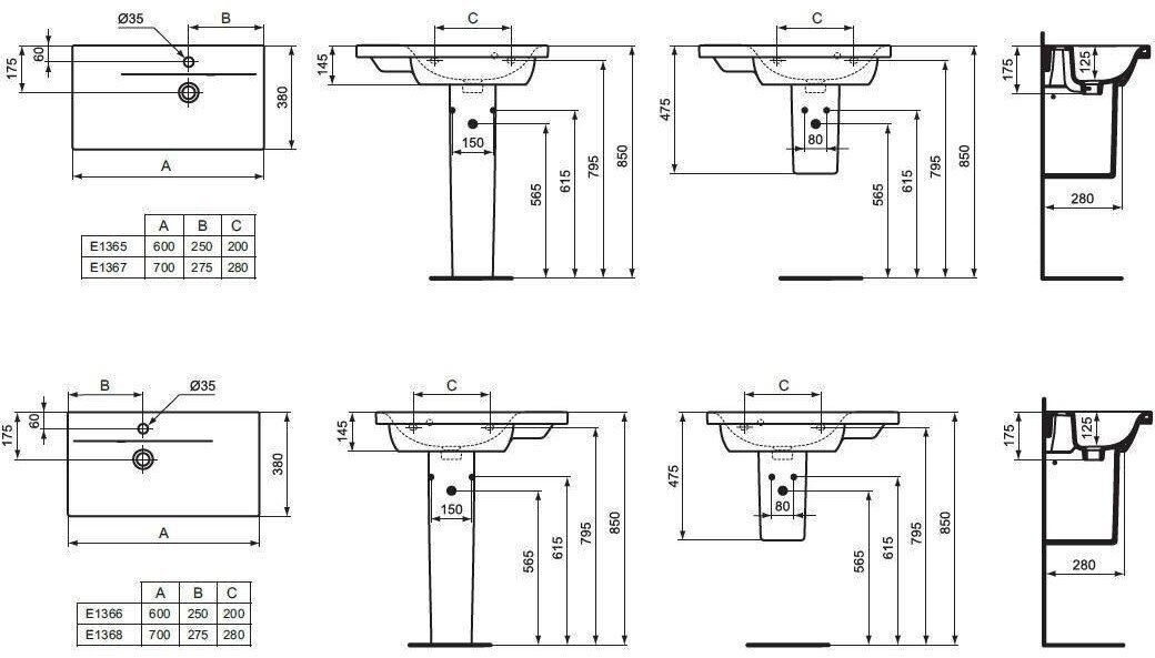 Раковина для ванной Ideal standard - фото №7